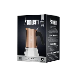 Bialetti Kaffe- & Teudstyr<Venus espressokande 4 kopper, kobber