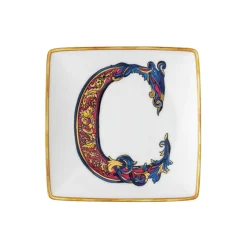 Clearance Rosenthal x Versace Versae Alphabet Dish C