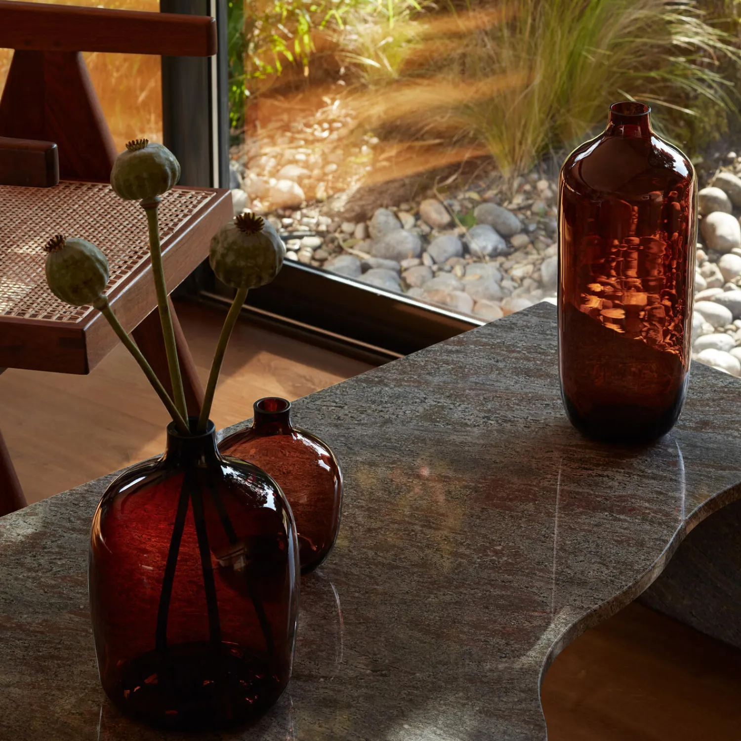 Hot LSA International Vessel vase, brun/mocka