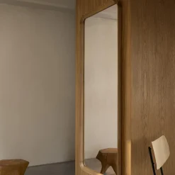Best Carl Hansen & Søn VLA62 Radiohusspejl, hvidolieret eg