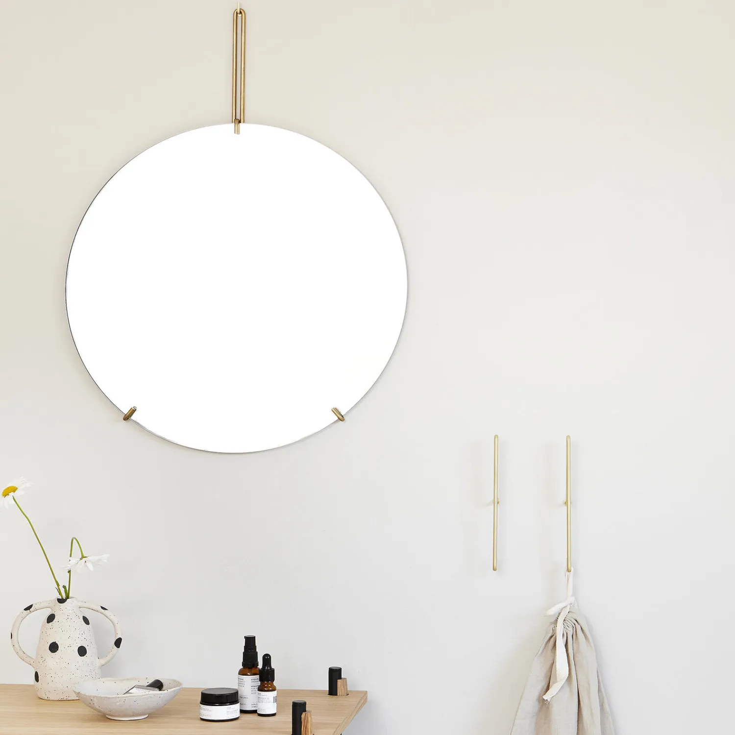 Sale MOEBE Wall Mirror, brass