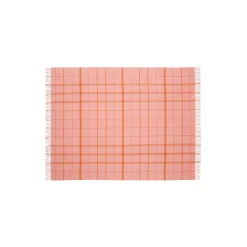 Silkeborg Uldspinderi Plaider<Warp and Weft plaid, 02103 love - coral/amber 02103 love coral/amber