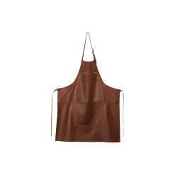Dutchdeluxes Køkkentekstiler<Zipper læderforklæde, classic brown